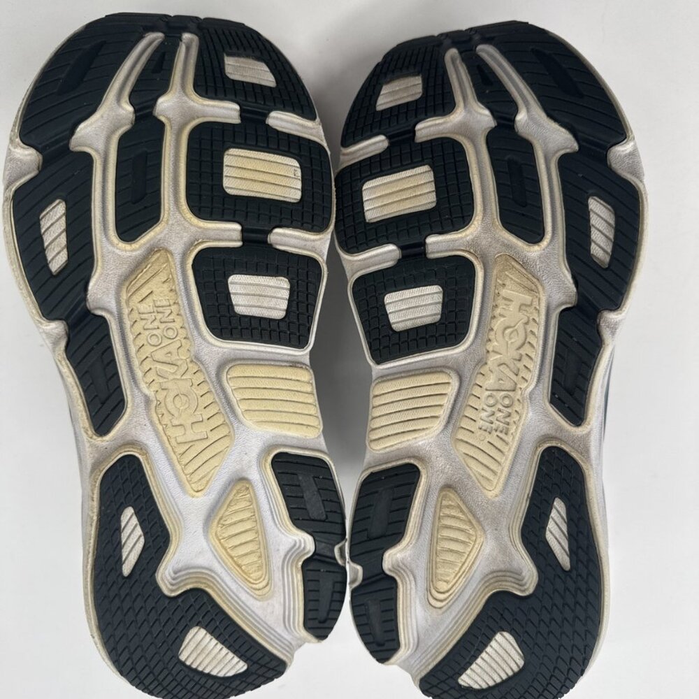 Hoka One One Bondi 6 Women's Shoes Size 9 D Running Athletic Sneakers Gray Blue - Picture 5 of 10